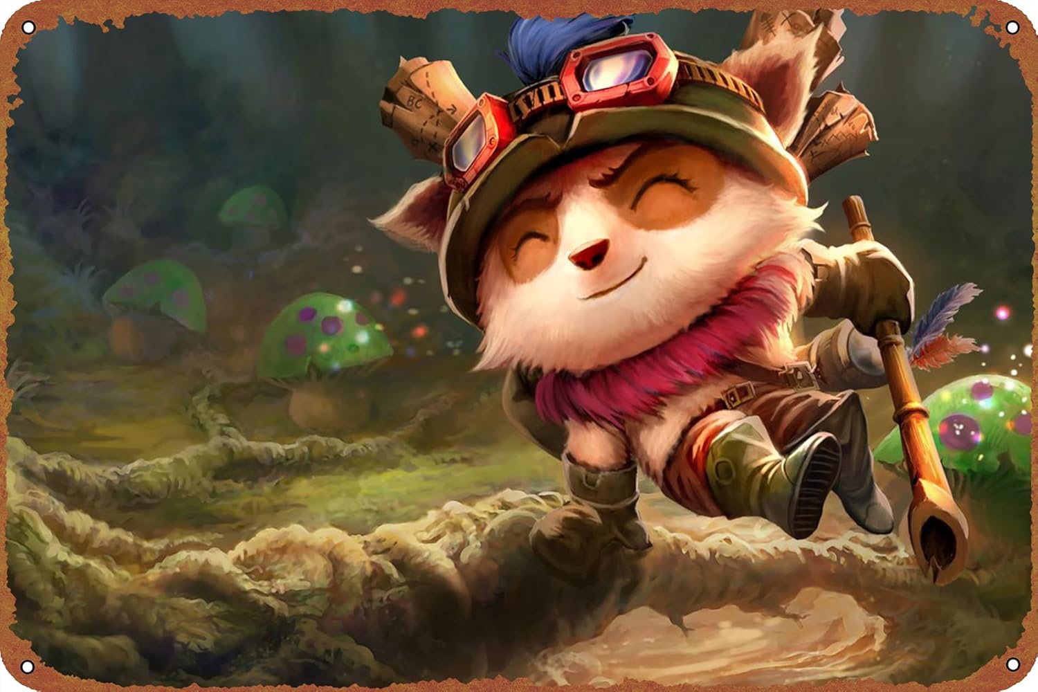 Home Decor Games Free - 1 Stück, Teemo Horizontal Game Poster