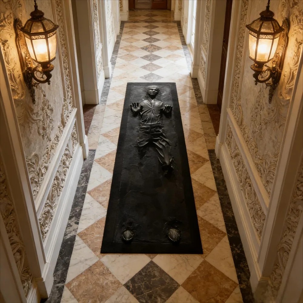 Home Decor Solo - VIKAMA Rutschfester Han Solo Carbonite Läufer-Teppich