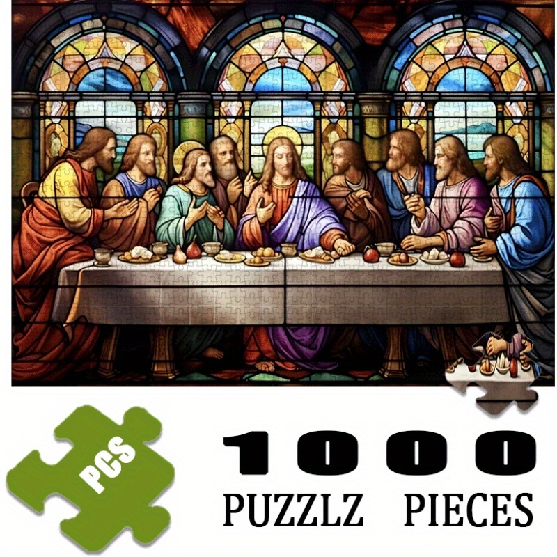 Home Decor Games Free - 1000 Stück religiöse Szene, letztes Abendmahl-Papierpuzzle