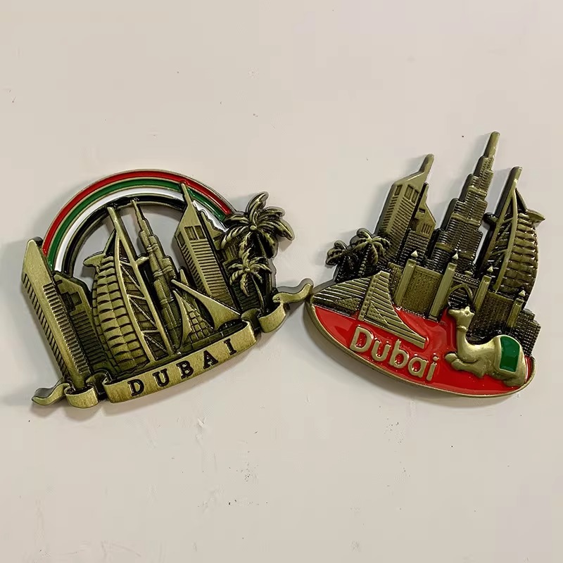 Home Decor Dubai - Dubai 3D Kühlschrankmagnete Ornament Metall-Kühlschrankmagnete Aufkleber