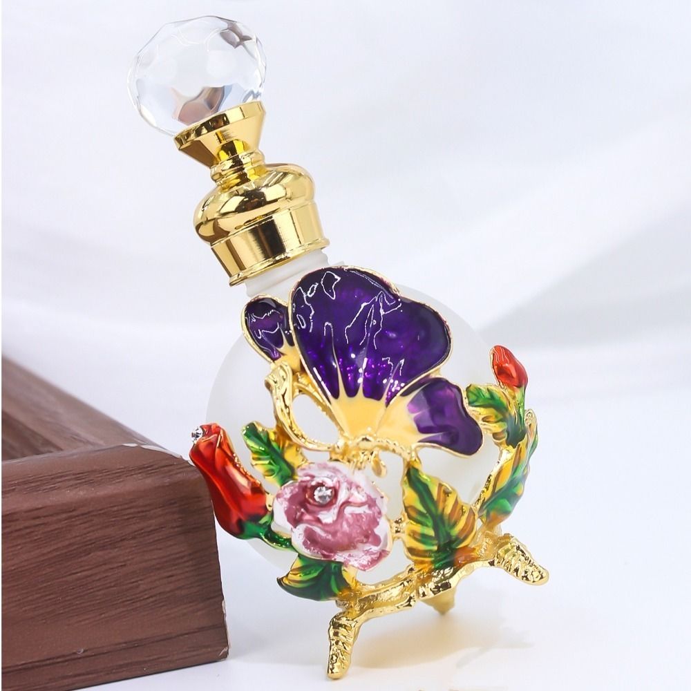 Home Decor Dubai - Metallflasche 25ml Vintage Leere Ätherische Öl-Flasche