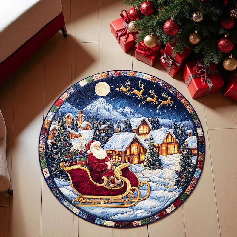 Weihnachtsmann-Schlitten, rund – Home Xmas Decor Ideas Bewertung und Preis