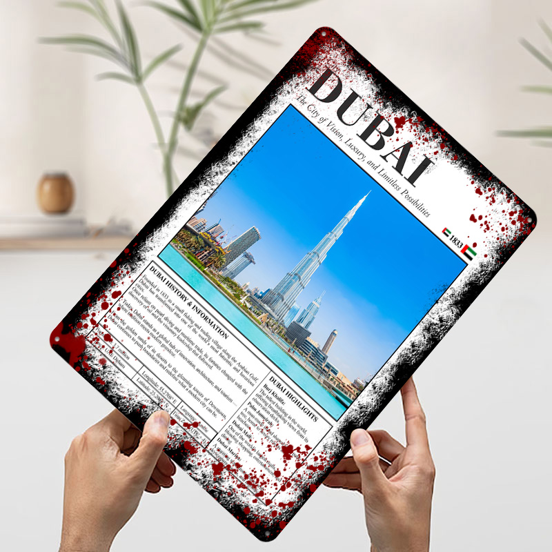 Dubai Stadtlandschaft Reise-Po – Home Decor Dubai Bewertung und Preis