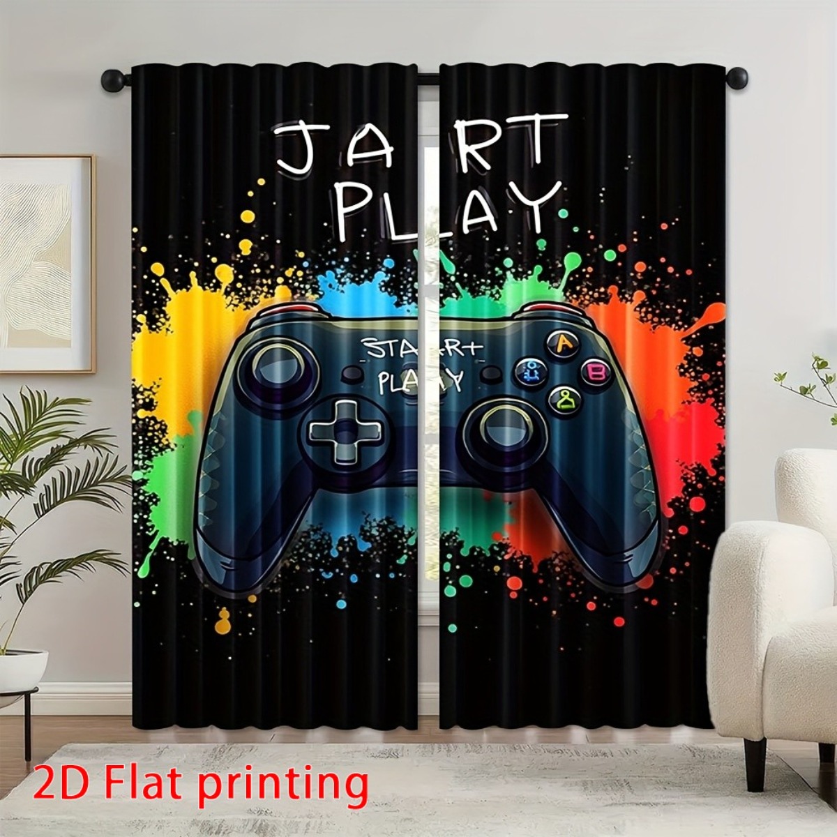 Gaming-Vorhang Gamer-Videospie – Home Decor Youtube Videos Bewertung und Preis