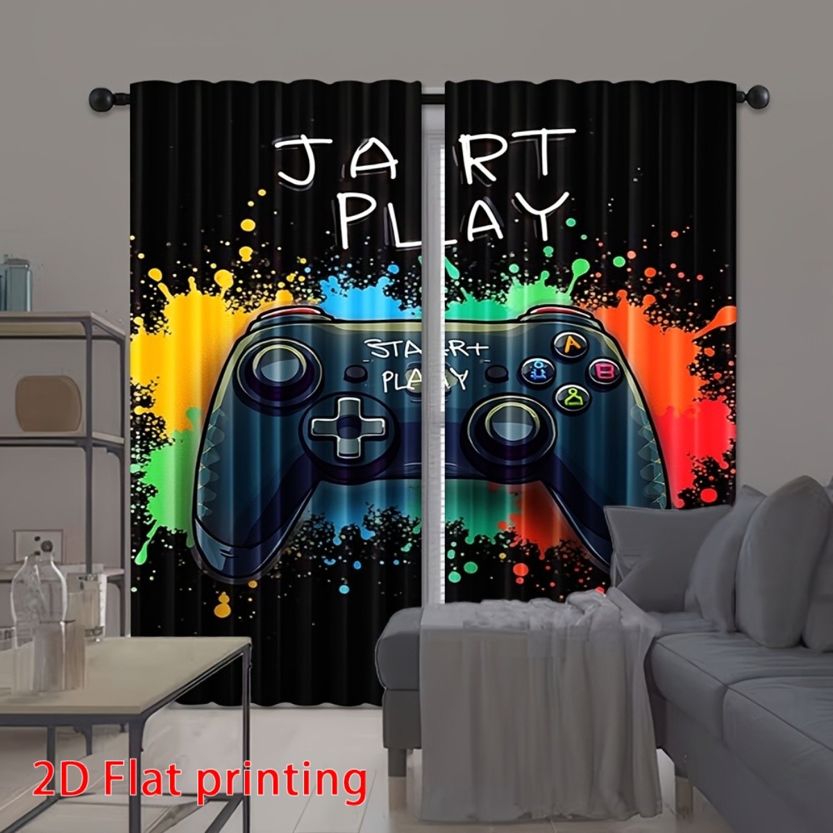 Gaming-Vorhang Gamer-Videospie – Home Decor Youtube Videos Bewertung und Preis