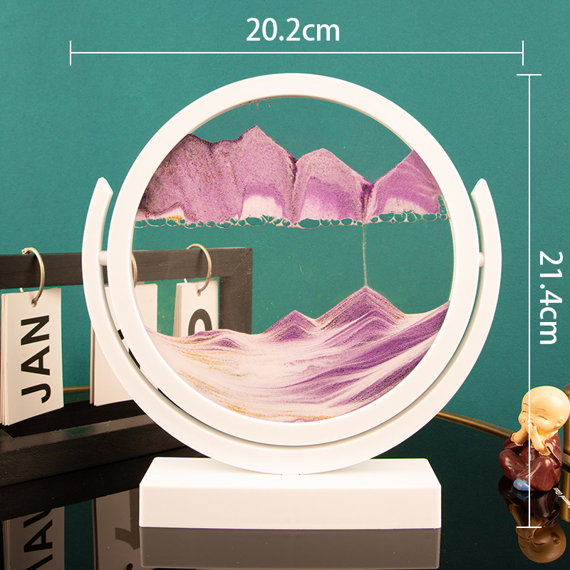 3D-Sanduhr, dynamische Glas-Sa – Sand Art Picture Bewertung und Preis