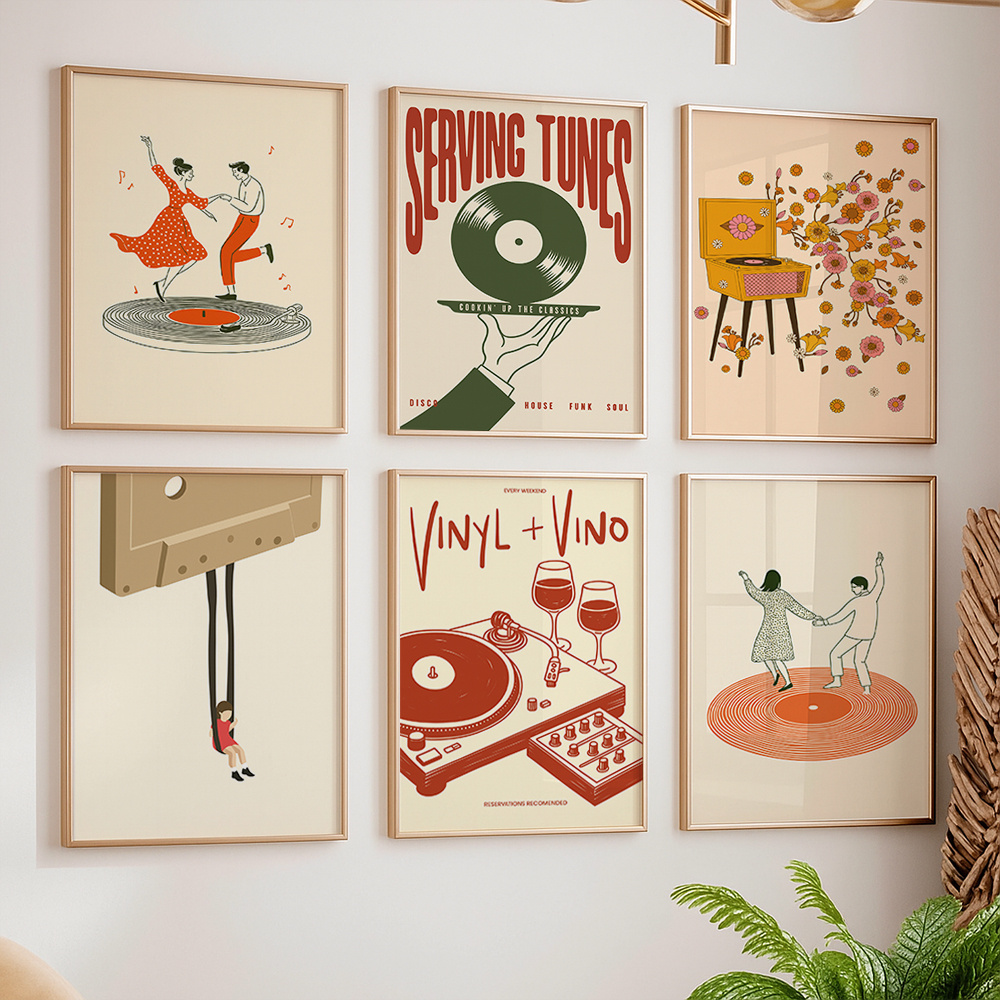 1 Stück Vintage Musik Leinwand – Home Decor Youtube Bewertung und Preis