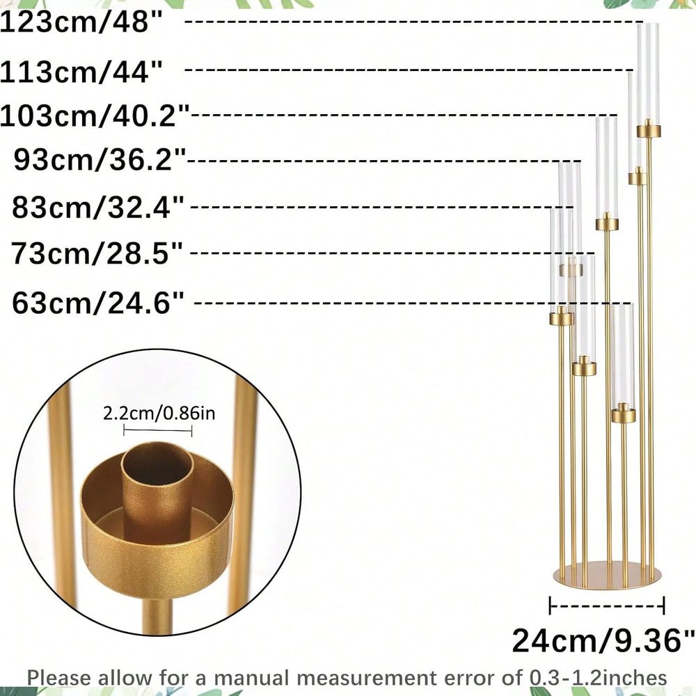 48 Zoll Goldene Bodenkerzenhal – Flooring Home Decor Bewertung und Preis