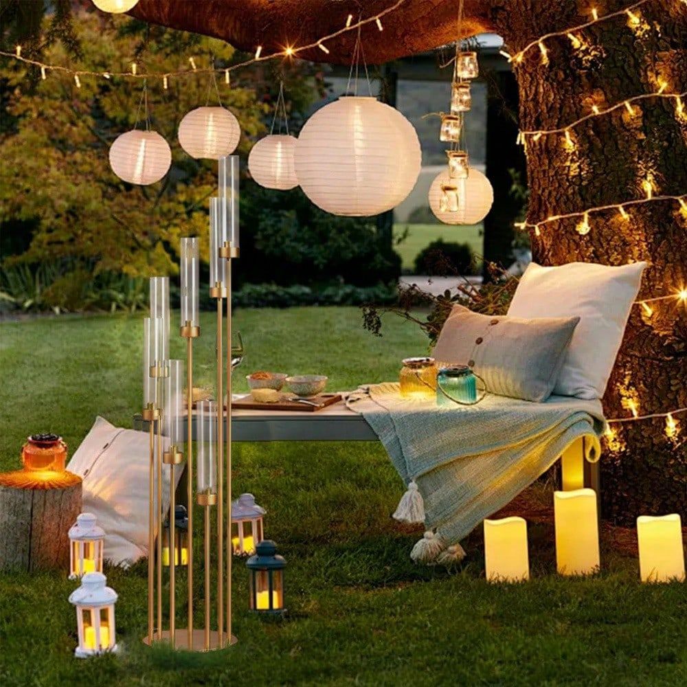 48 Zoll Goldene Bodenkerzenhal – Flooring Home Decor Bewertung und Preis
