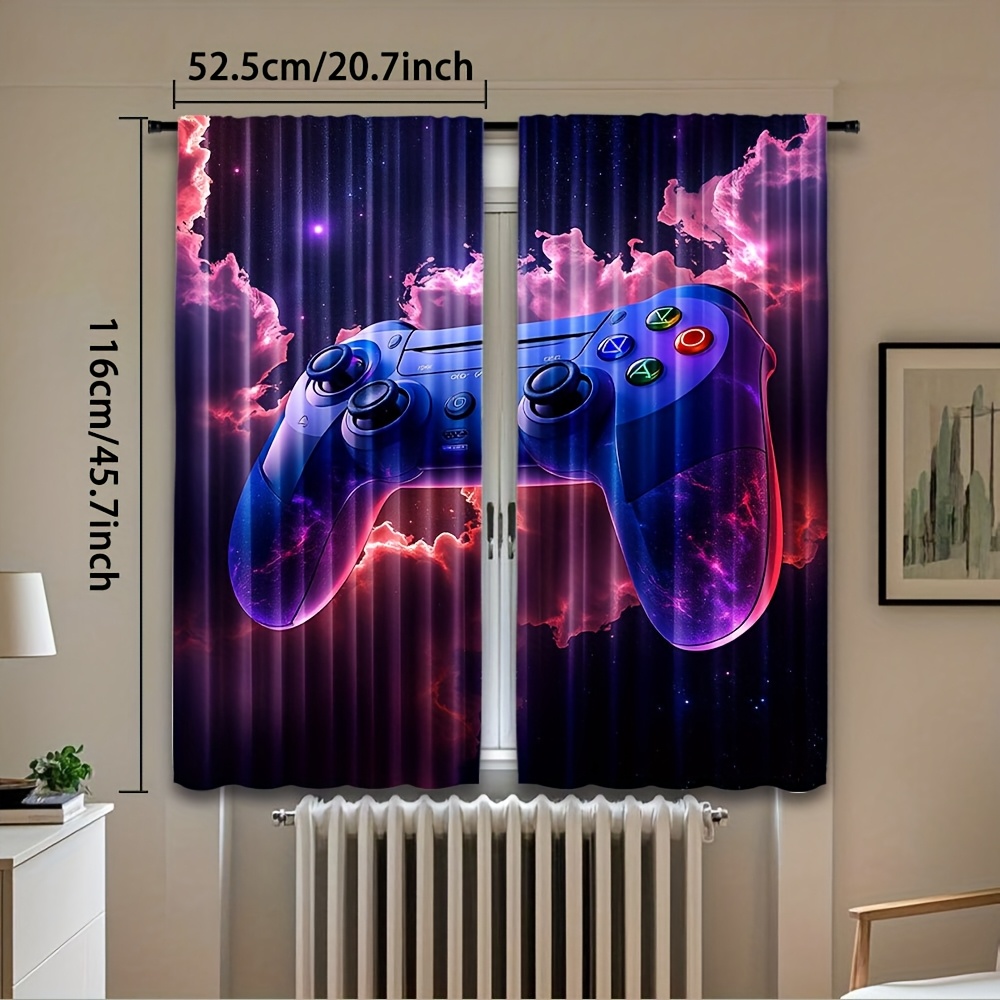 Cyberpunk Gaming Vorhang Blau  – Home Decor Youtube Videos Bewertung und Preis