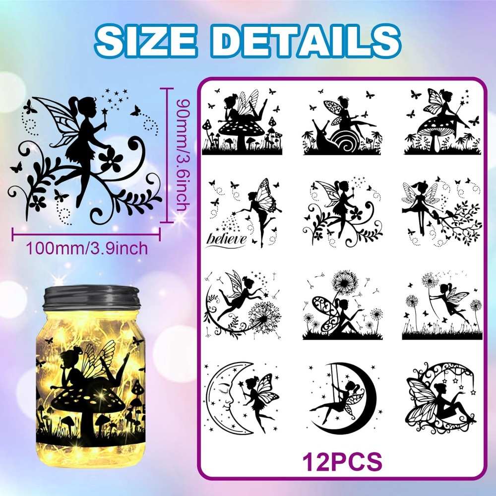 Elf Silhouette Glas Ausschnitt – Home Decor Kit Bewertung und Preis