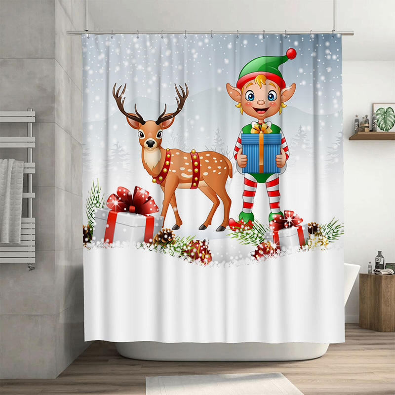 TU Weihnachten Hirsch Duschvor – Home Xmas Decor Ideas Bewertung und Preis