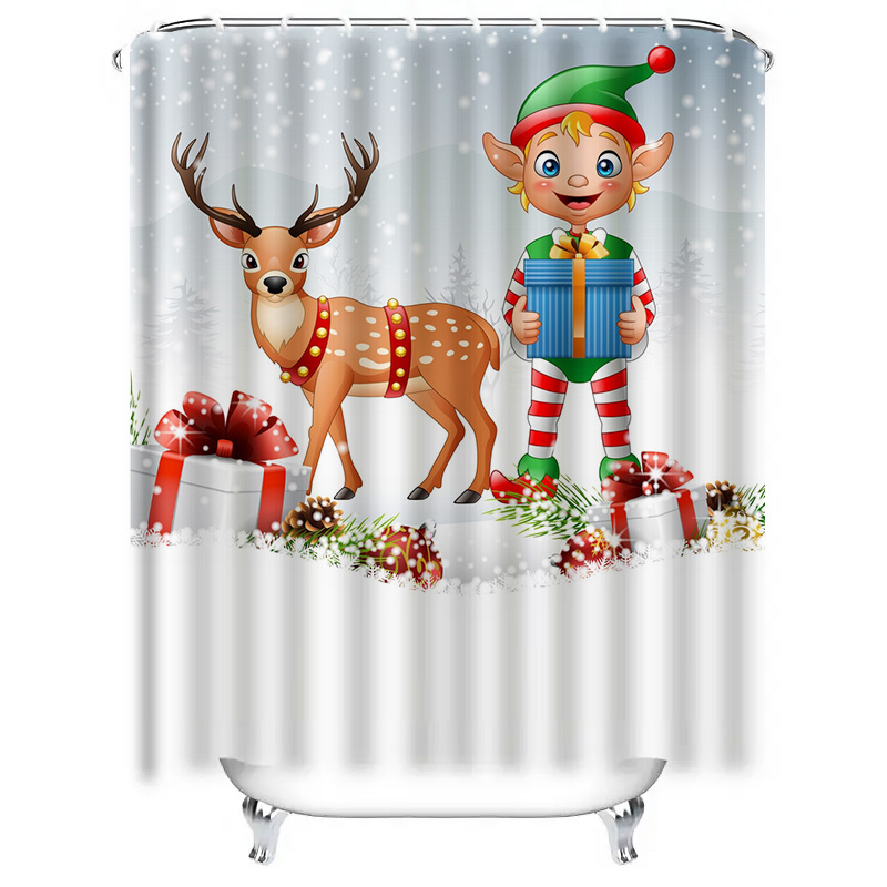 TU Weihnachten Hirsch Duschvor – Home Xmas Decor Ideas Bewertung und Preis