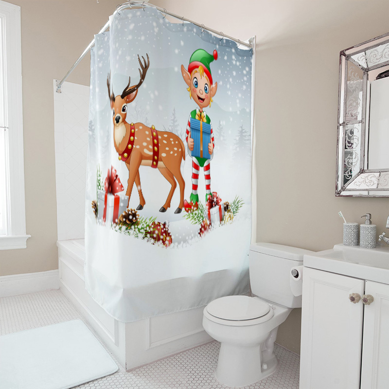 TU Weihnachten Hirsch Duschvor – Home Xmas Decor Ideas Bewertung und Preis