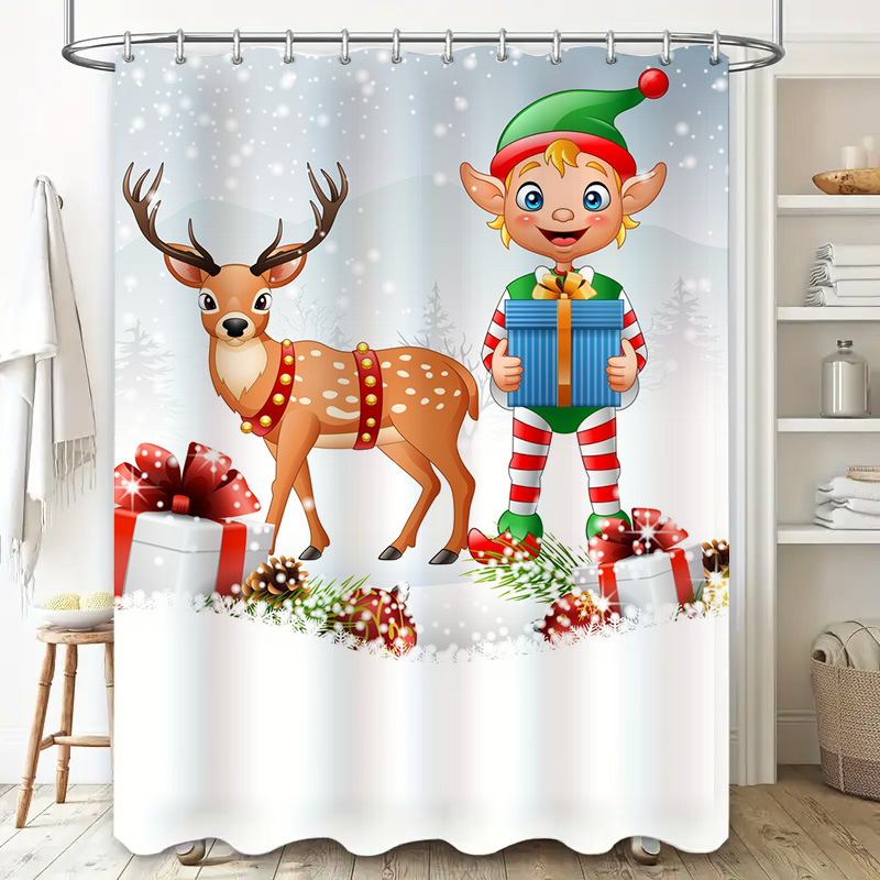 TU Weihnachten Hirsch Duschvor – Home Xmas Decor Ideas Bewertung und Preis