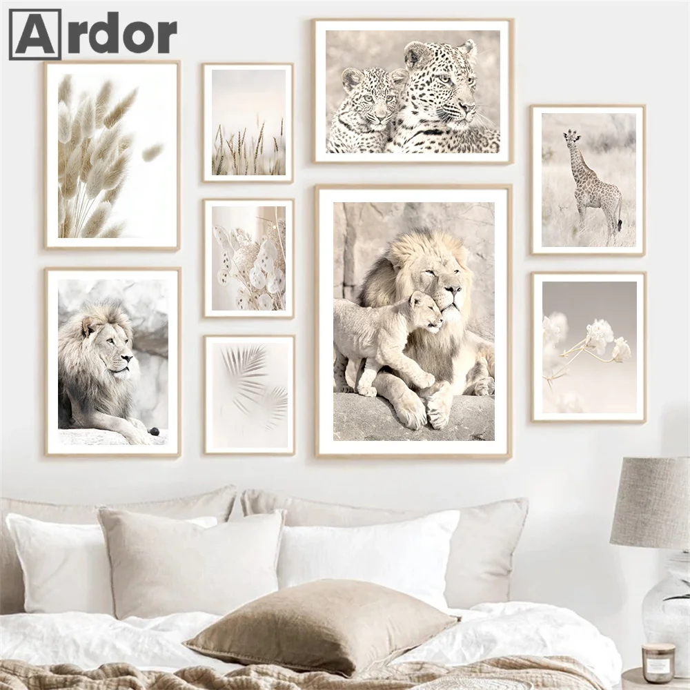 Dschungel-Löwe, Leopard, Sand, – Sand Art Picture Bewertung und Preis