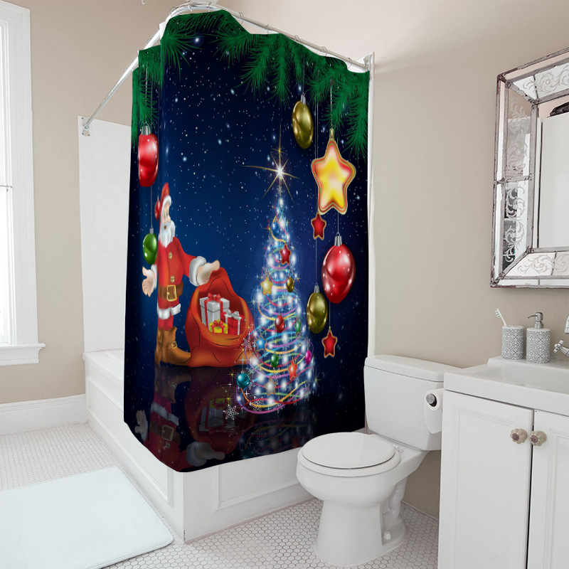 TU Weihnachts-Duschvorhang, We – Home Xmas Decor Ideas Bewertung und Preis