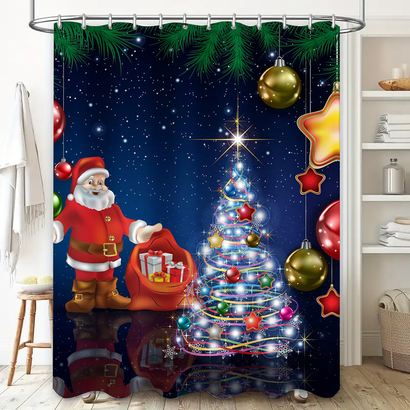 TU Weihnachts-Duschvorhang, We – Home Xmas Decor Ideas Bewertung und Preis