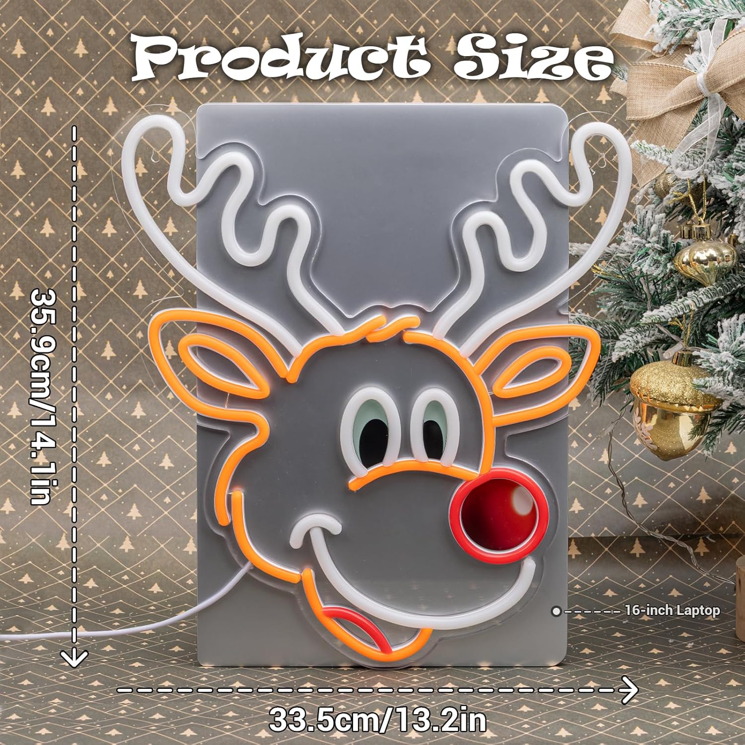 Niedliches Weihnachts-Rentier- – Home Xmas Decor Ideas Bewertung und Preis