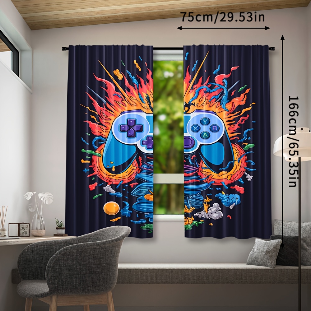 Gamer Popkultur Vorhang Fenste – Home Decor Youtube Videos Bewertung und Preis