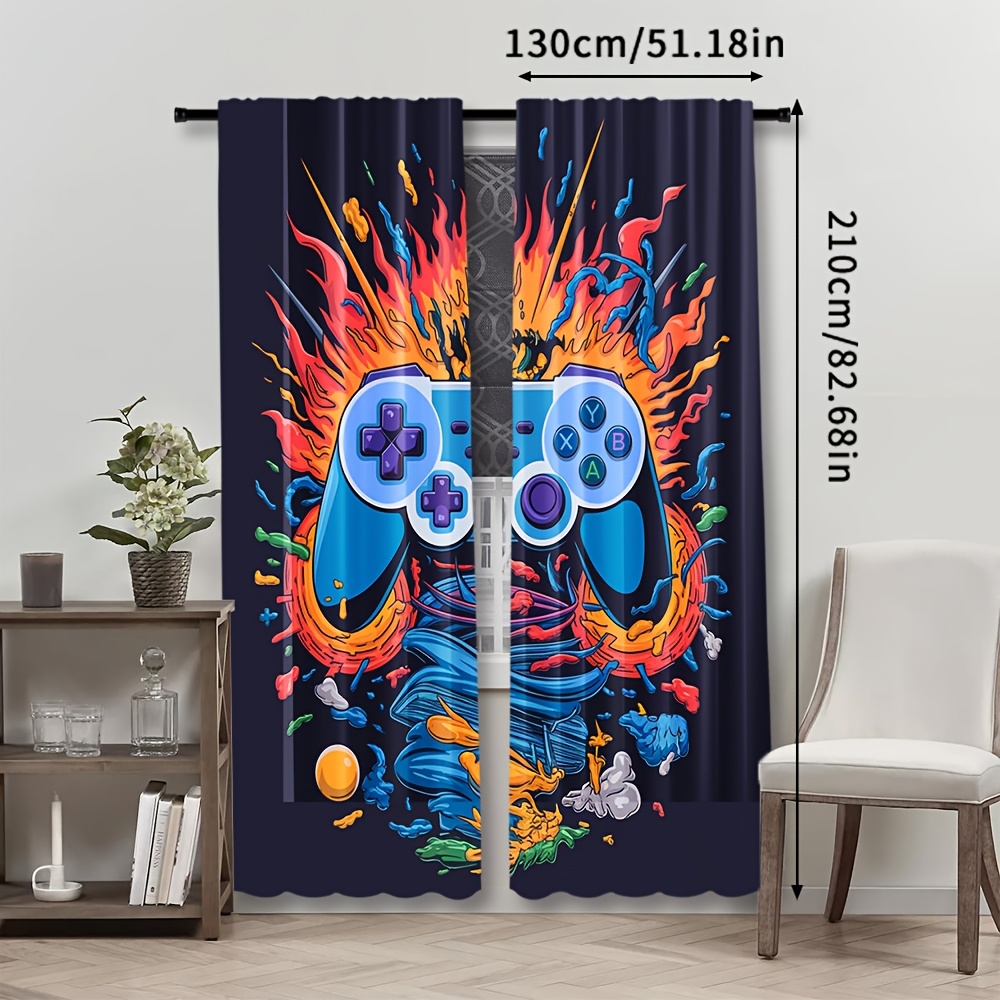 Gamer Popkultur Vorhang Fenste – Home Decor Youtube Videos Bewertung und Preis