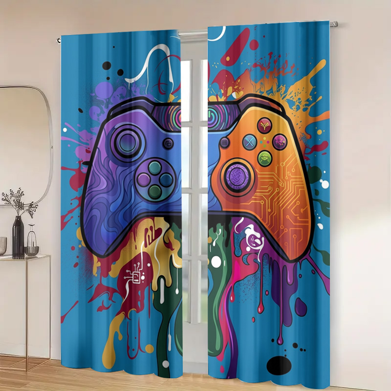 Retro-Gaming-Vorhang: Videospi – Home Decor Youtube Videos Bewertung und Preis