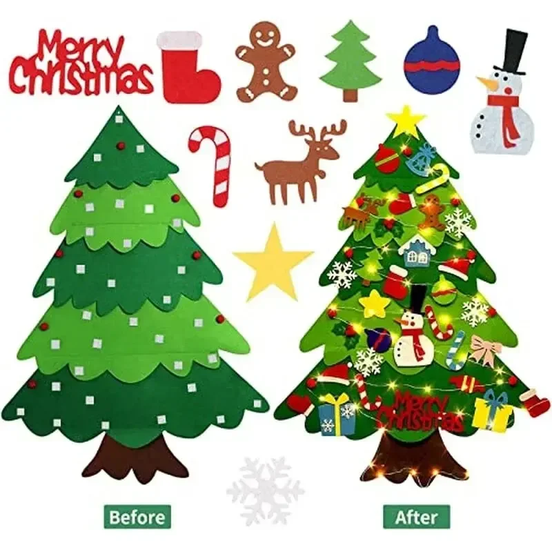DIY-Filz-Weihnachtsbaum-Set fü – Home Xmas Decor Ideas Bewertung und Preis